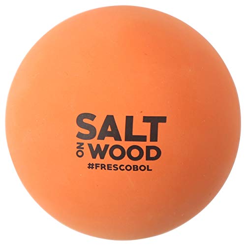 Pelota para frescobol de goma, apta para el juego de Salt on Wood, perfecto para partidos en la playa, amarillo, 4 Bälle