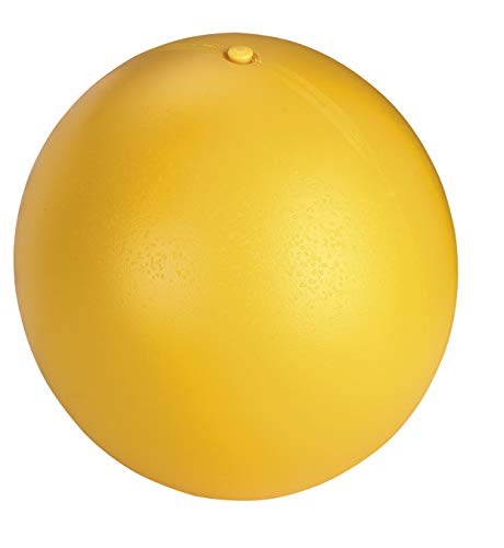 Pelota para perros Ø 30 cm, amarillo, de plástico