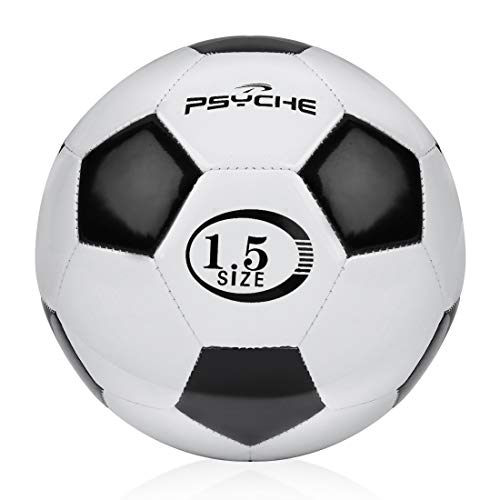 Pelota suave para niños, pelota de fútbol para niños, pelota de juguete ligera al tacto para niños pequeños para entrenamiento de interior y exterior, tamaño 1.5