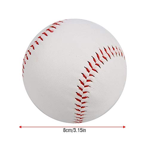Pelotas de béisbol Profesionales, Pelotas de Espuma Suave de PVC Cosidas a Mano para la formación de jóvenes Adultos Juegos de béisbol Profesional Pelotas de béisbol Profesionales, Pelotas de Espuma Suave de PVC Cosidas a Mano para la formación de jóvenes Adultos Juegos de béisbol Profesional