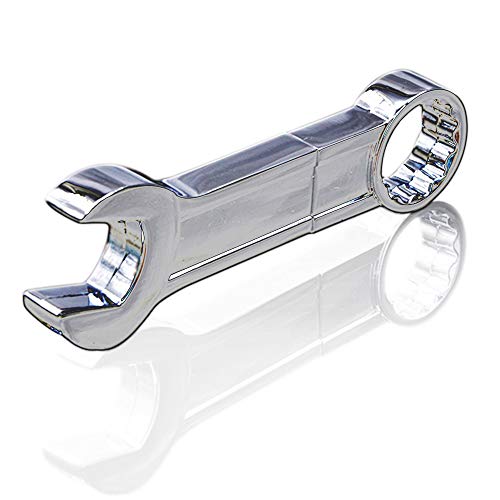 Pen Drive 64GB Memoria USB 2.0 Llave de Novedad Memoria Flash Externa Kepmem Divertidos Llavero Mini Metal Plata Almacenamiento de Datos Externo Regalo para Amigo