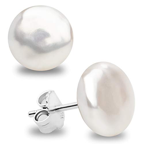 Pendientes de Mujer de Perlas Cultivadas de Agua Dulce tipo Moneda SECRET & YOU - Plata de ley de 925 milésimas - Disponibles en 11-12 mm,12-13 mm y 13-14 mm Pendientes de Mujer de Perlas Cultivadas de Agua Dulce tipo Moneda SECRET & YOU - Plata de ley de 925 milésimas - Disponibles en 11-12 mm,12-13 mm y 13-14 mm