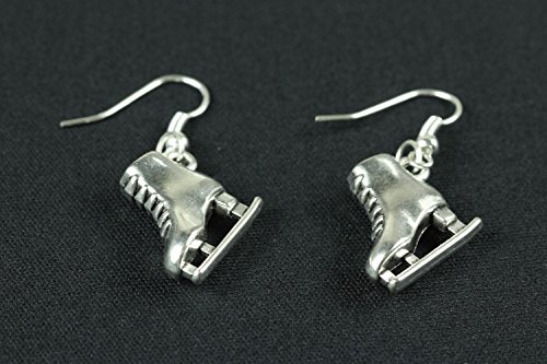 pendientes de plata patines Miniblings patinaje de hielo del invierno princesa pendientes de plata patines Miniblings patinaje de hielo del invierno princesa