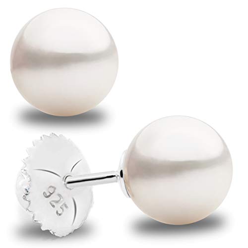 Pendientes para Bebés y Niñas de Perlas Blancas Redondas con Tuerca Especial de Tornillo SECRET & YOU - Disponibles en Oro de 18 Kilates o en Plata de ley de 925 milésimas Pendientes para Bebés y Niñas de Perlas Blancas Redondas con Tuerca Especial de Tornillo SECRET & YOU - Disponibles en Oro de 18 Kilates o en Plata de ley de 925 milésimas