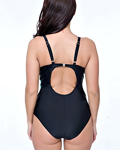 PengGengA Mujer Triangular Bikini Tallas Grandes BaƱadores Slim Monokini Traje De BaƱo Negro 56 PengGengA Mujer Triangular Bikini Tallas Grandes BaƱadores Slim Monokini Traje De BaƱo Negro 56
