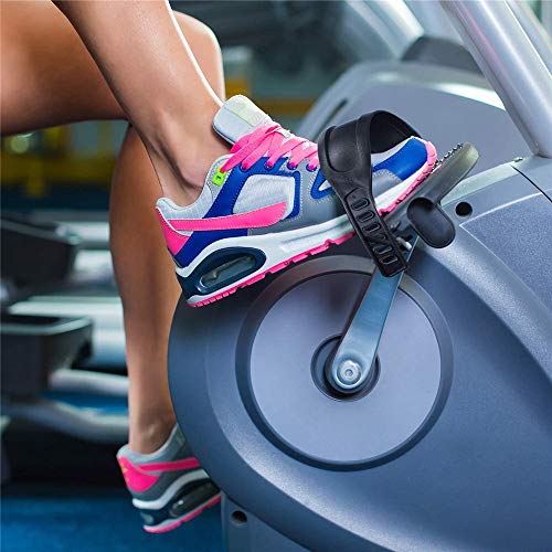 PENK Correas para Pedales de Bicicleta estática, Equipo de Gimnasia Negro, Bicicleta giratoria para el hogar o Gimnasio, Correas para Pedales PENK Correas para Pedales de Bicicleta estática, Equipo de Gimnasia Negro, Bicicleta giratoria para el hogar o Gimnasio, Correas para Pedales