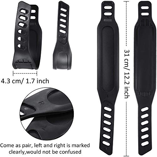 PENK Correas para Pedales de Bicicleta estática, Equipo de Gimnasia Negro, Bicicleta giratoria para el hogar o Gimnasio, Correas para Pedales PENK Correas para Pedales de Bicicleta estática, Equipo de Gimnasia Negro, Bicicleta giratoria para el hogar o Gimnasio, Correas para Pedales