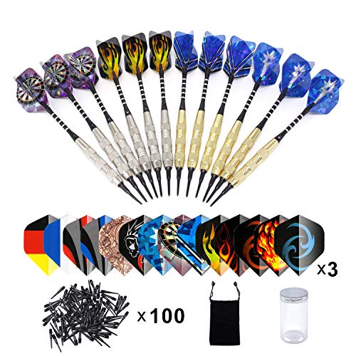 penobon Dardos Diana Electronica(18g), Set de 12 Dardos con Punta de plástico para Bar Dianas Electrónicas de Dardos Profesionales (Tipo 2) penobon Dardos Diana Electronica(18g), Set de 12 Dardos con Punta de plástico para Bar Dianas Electrónicas de Dardos Profesionales (Tipo 2)