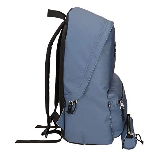 Pepe Jeans Aris Mochila para Portátil 15,6" + Estuche Escolar Azul 31x44x17,5 cms Poliéster 23.87L