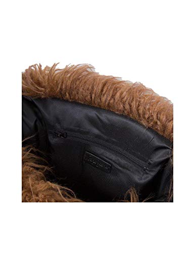 Pepe Jeans Bolso Marrón de Peluche Para Mujer 0 marrón