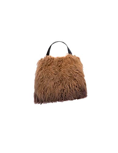 Pepe Jeans Bolso Marrón de Peluche Para Mujer 0 marrón