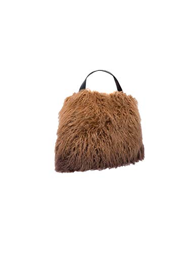 Pepe Jeans Bolso Marrón de Peluche Para Mujer 0 marrón