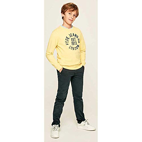 Pepe Jeans Caden Sudadera, Amarillo (Solar 065), 12-13 años (Talla del Fabricante: 12) para Niños
