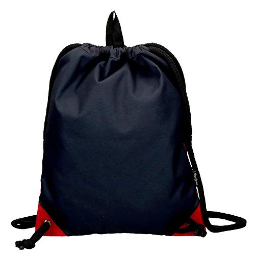 Pepe Jeans Calvin - Mochila Saco, Multicolor, 44 cm