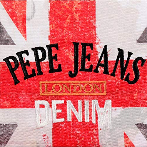 Pepe Jeans Calvin - Mochila Saco, Multicolor, 44 cm Pepe Jeans Calvin - Mochila Saco, Multicolor, 44 cm