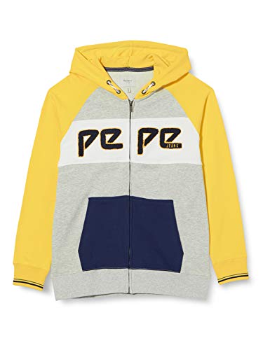 Pepe Jeans Charles Sudadera, Amarillo (Solar 065), 14-15 años (Talla del Fabricante: 14) para Niños