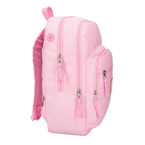 Pepe Jeans Cross Mochila doble compartimento, 44 cm, color Rosa