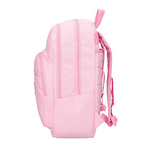 Pepe Jeans Cross Mochila doble compartimento, 44 cm, color Rosa