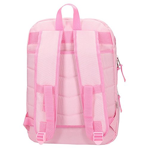 Pepe Jeans Cross Mochila doble compartimento, 44 cm, color Rosa Pepe Jeans Cross Mochila doble compartimento, 44 cm, color Rosa