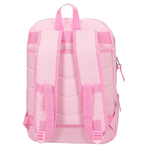 Pepe Jeans Cross Mochila doble compartimento, 44 cm, color Rosa