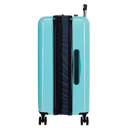 Pepe Jeans Cuore Juego de Maletas Azul 55/69 cms Rígida ABS Cierre TSA 120L 4 Ruedas Dobles Equipaje de Mano Pepe Jeans Cuore Juego de Maletas Azul 55/69 cms Rígida ABS Cierre TSA 120L 4 Ruedas Dobles Equipaje de Mano