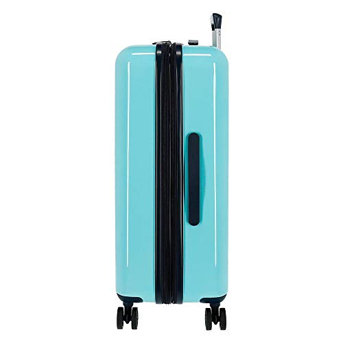 Pepe Jeans Cuore Juego de Maletas Azul 55/69 cms Rígida ABS Cierre TSA 120L 4 Ruedas Dobles Equipaje de Mano Pepe Jeans Cuore Juego de Maletas Azul 55/69 cms Rígida ABS Cierre TSA 120L 4 Ruedas Dobles Equipaje de Mano