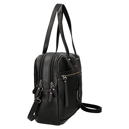 Pepe Jeans Daphne, Maletín Portaordenador, 41 cm, 10.7 liters, Negro Pepe Jeans Daphne, Maletín Portaordenador, 41 cm, 10.7 liters, Negro