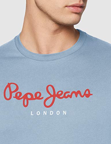 Pepe Jeans Eggo Camiseta, Azul (Bay 524), XX-Large para Hombre