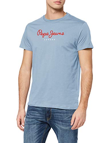 Pepe Jeans Eggo Camiseta, Azul (Bay 524), XX-Large para Hombre