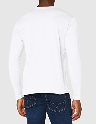 Pepe Jeans Eggo Long PM501321 Top de manga larga, Blanco (White 800), Large para Hombre Pepe Jeans Eggo Long PM501321 Top de manga larga, Blanco (White 800), Large para Hombre