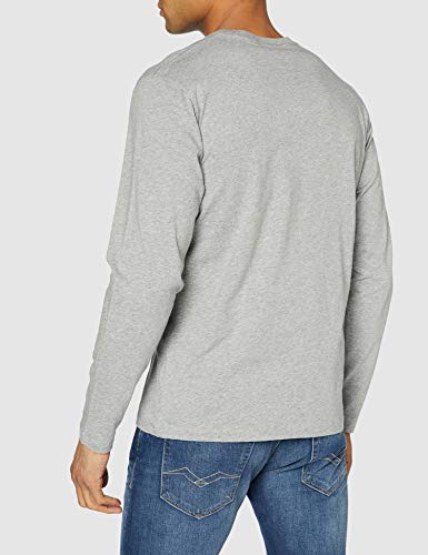 Pepe Jeans Eggo Long PM501321 Top de manga larga, Gris (Grey Marl 933), Small para Hombre Pepe Jeans Eggo Long PM501321 Top de manga larga, Gris (Grey Marl 933), Small para Hombre