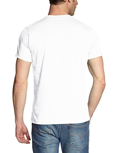 Pepe Jeans Eggo PM500465 Camiseta, Blanco (White 800), Large para Hombre Pepe Jeans Eggo PM500465 Camiseta, Blanco (White 800), Large para Hombre