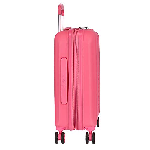 Pepe Jeans Glasgow Maleta de cabina Rosa 40x55x20 cms Rígida ABS Cierre TSA 37L 3,2Kgs 4 Ruedas dobles Extensible Equipaje de Mano Pepe Jeans Glasgow Maleta de cabina Rosa 40x55x20 cms Rígida ABS Cierre TSA 37L 3,2Kgs 4 Ruedas dobles Extensible Equipaje de Mano