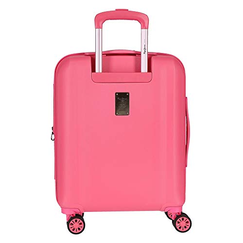 Pepe Jeans Glasgow Maleta de cabina Rosa 40x55x20 cms Rígida ABS Cierre TSA 37L 3,2Kgs 4 Ruedas dobles Extensible Equipaje de Mano Pepe Jeans Glasgow Maleta de cabina Rosa 40x55x20 cms Rígida ABS Cierre TSA 37L 3,2Kgs 4 Ruedas dobles Extensible Equipaje de Mano