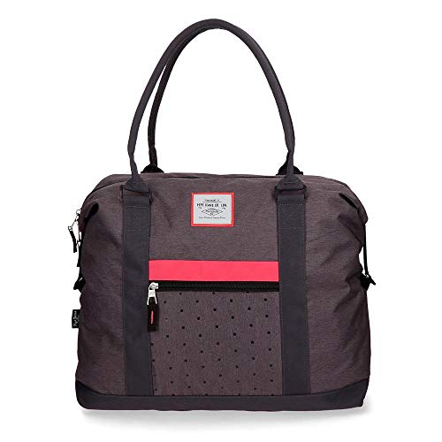 Pepe Jeans Molly Bolsa de Viaje Gris 42x34x15 cms Poliéster 21.42L