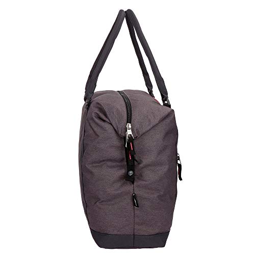 Pepe Jeans Molly Bolsa de Viaje Gris 42x34x15 cms Poliéster 21.42L