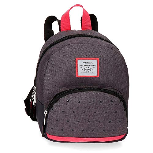 Pepe Jeans Molly Mochila de Paseo Gris 22x25x14 cms Poliéster 7.7L Pepe Jeans Molly Mochila de Paseo Gris 22x25x14 cms Poliéster 7.7L