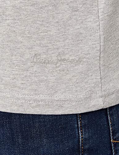 Pepe Jeans Original Basic L/S PM503803 Top de manga larga, Gris (Grey Marl 933), X-Large para Hombre Pepe Jeans Original Basic L/S PM503803 Top de manga larga, Gris (Grey Marl 933), X-Large para Hombre