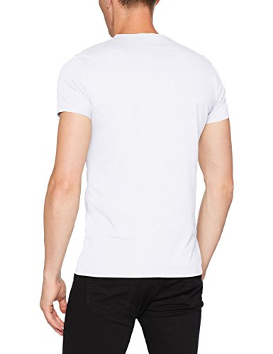 Pepe Jeans Original Basic S/S PM503835 Camiseta, Blanco (White 800), Large para Hombre Pepe Jeans Original Basic S/S PM503835 Camiseta, Blanco (White 800), Large para Hombre