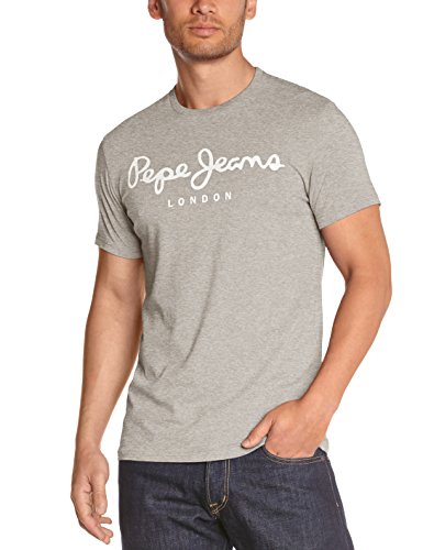 Pepe Jeans Original Stretch Camiseta, Gris (Grey Marl 933), Small para Hombre