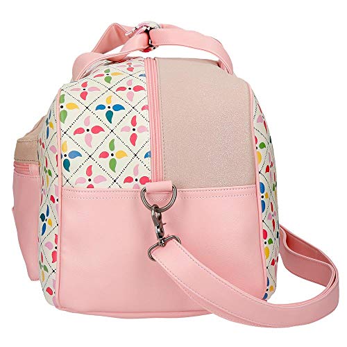 Pepe Jeans Tina Bolsa de Viaje Multicolor 45x25x24 cms Piel Sintética 27L