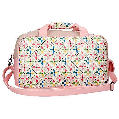 Pepe Jeans Tina Bolsa de Viaje Multicolor 45x25x24 cms Piel Sintética 27L