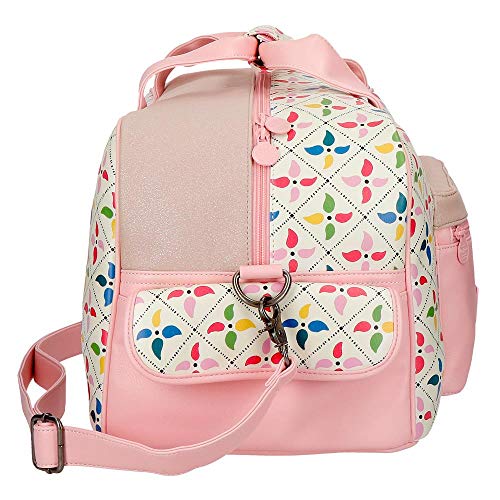 Pepe Jeans Tina Bolsa de Viaje Multicolor 45x25x24 cms Piel Sintética 27L