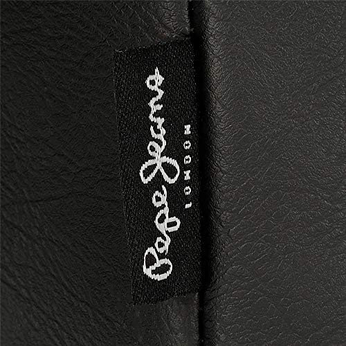 Pepe Jeans Vegan Bandolera Mediana Negro 17x22x6 cms Piel sintética Pepe Jeans Vegan Bandolera Mediana Negro 17x22x6 cms Piel sintética