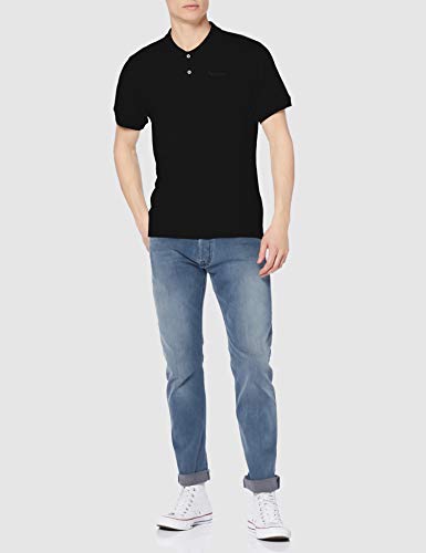 Pepe Jeans Vincent Polo, Negro (Black 999), X-Large para Hombre