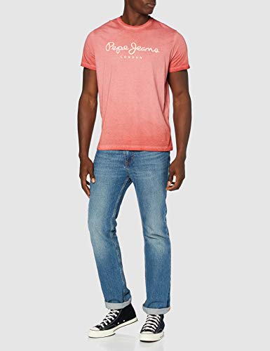 Pepe Jeans West Sir Camiseta, Rosa (Russet 270), Large para Hombre Pepe Jeans West Sir Camiseta, Rosa (Russet 270), Large para Hombre