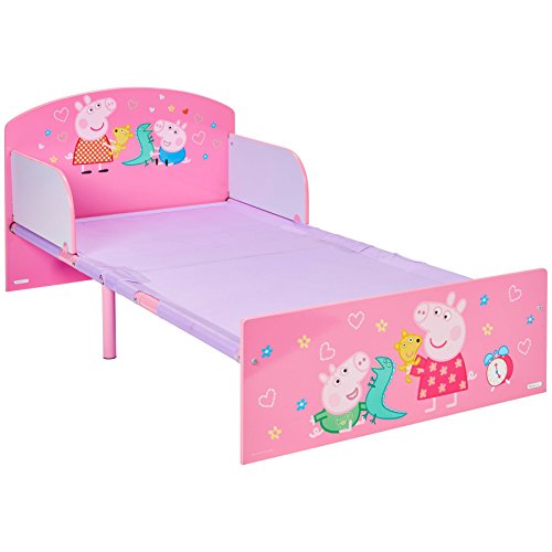 Peppa Pig Hello Home Cama Infantil, Madera, Rosa, 42.50x77.00x143.00 cm