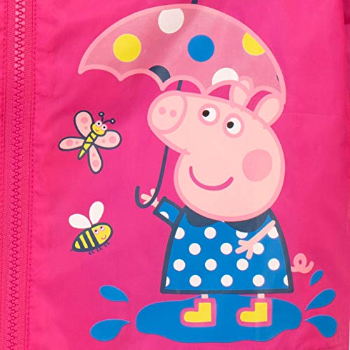 Peppa Pig Impermeable para niñas Rosa 5-6 Años