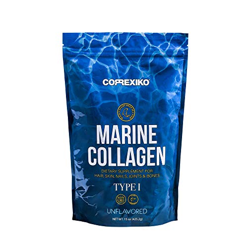 Péptidos Colágeno Marino de Peces Salvajes del Atlántico Norte (No de Acuicultura) – Pack Grande (425gr) – Proteína de Colágeno en Polvo para Articulaciones, Huesos, Piel, Cabello (Hecho en Canadá)