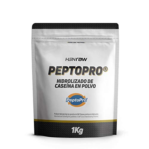 PeptoPro de HSN | Hidrolizado de Proteína de Caseína en Polvo | Ultra Rápida Absorción | Ideal para tomar Intraentreno | Vegetariano, Sin Gluten, Sin Sabor, 1000 gr